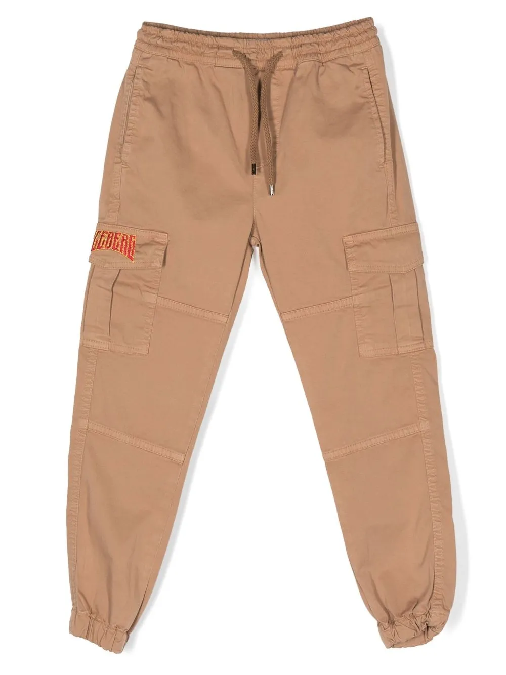 

Iceberg Kids embroidered-logo drawstring trousers - Brown