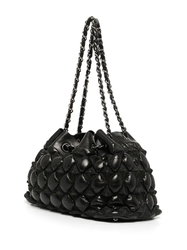 186005 CHANEL シャネル デパコス  39点まとめ売り [0000000001009] Chanel Black Patent Leather Lipstick Tote Bag | Yoogi's Closet