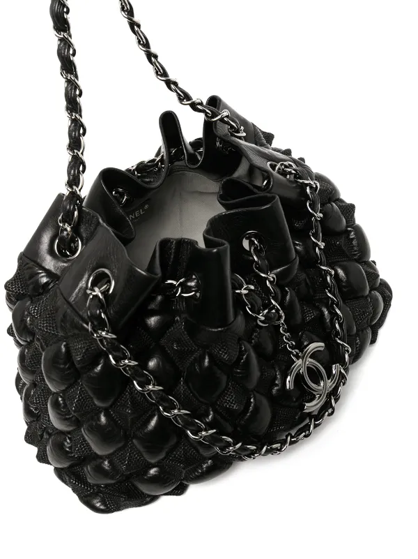 186005 CHANEL シャネル デパコス  39点まとめ売り [0000000001009] Chanel Black Patent Leather Lipstick Tote Bag | Yoogi's Closet
