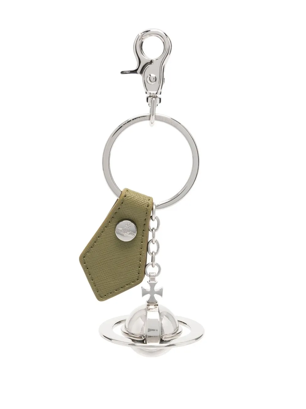 

Vivienne Westwood llavero con placa Orb - Verde