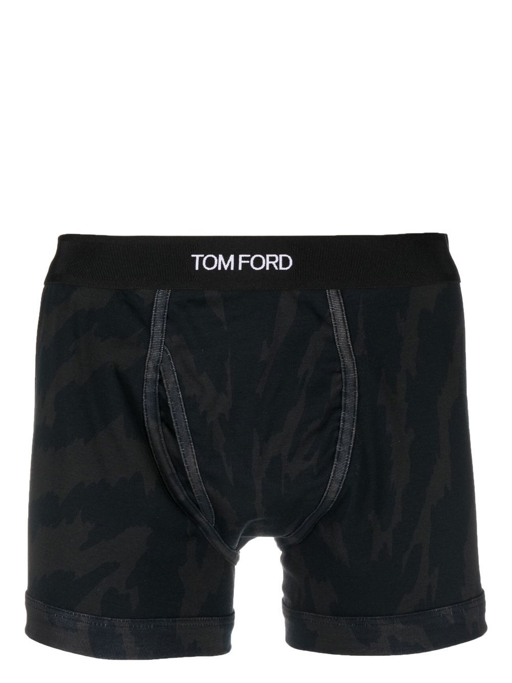 

TOM FORD bóxer con logo en la pretina - Azul