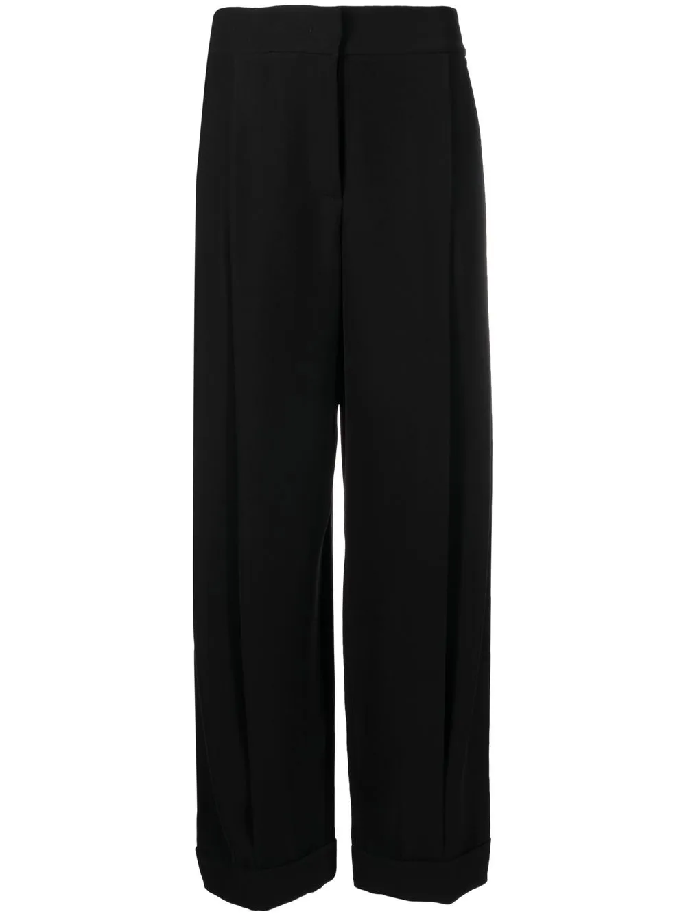 

Emporio Armani pantalones anchos capri - Negro