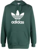 adidas logo-print hoodie - Green