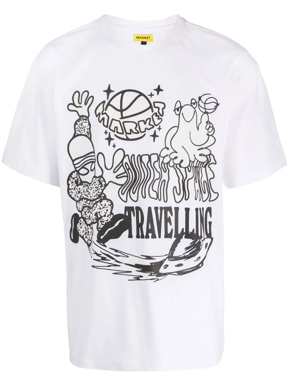 

MARKET graphic-print cotton T-shirt - White