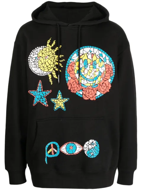 MARKET Mosaic graphic-print hoodie