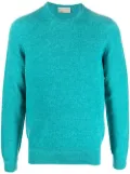 John Smedley knitted long-sleeve jumper - Blue