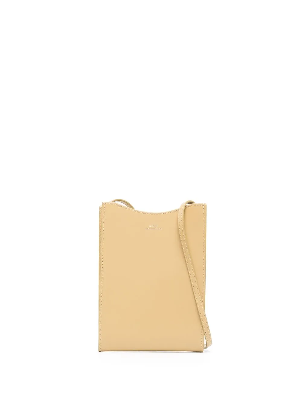 

A.P.C. bolsa crossbody Jamie con logo en relieve - Amarillo