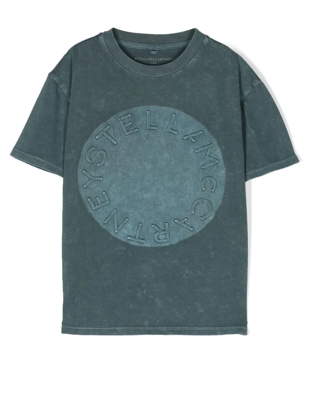 

Stella McCartney Kids playera con logo estampado - Azul