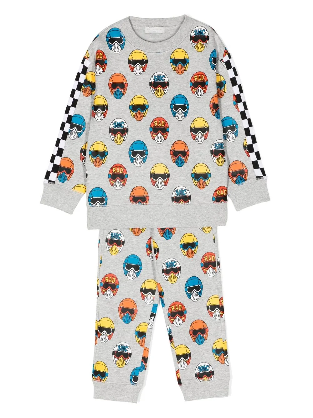 

Stella McCartney Kids all-over racer-print tracksuit set - Green