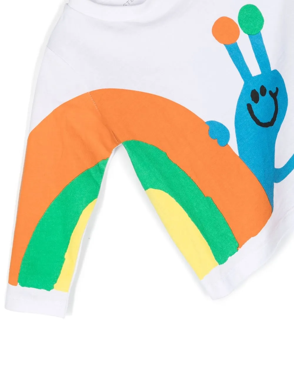 Stella McCartney Kids T-shirt met lange mouwen - Wit