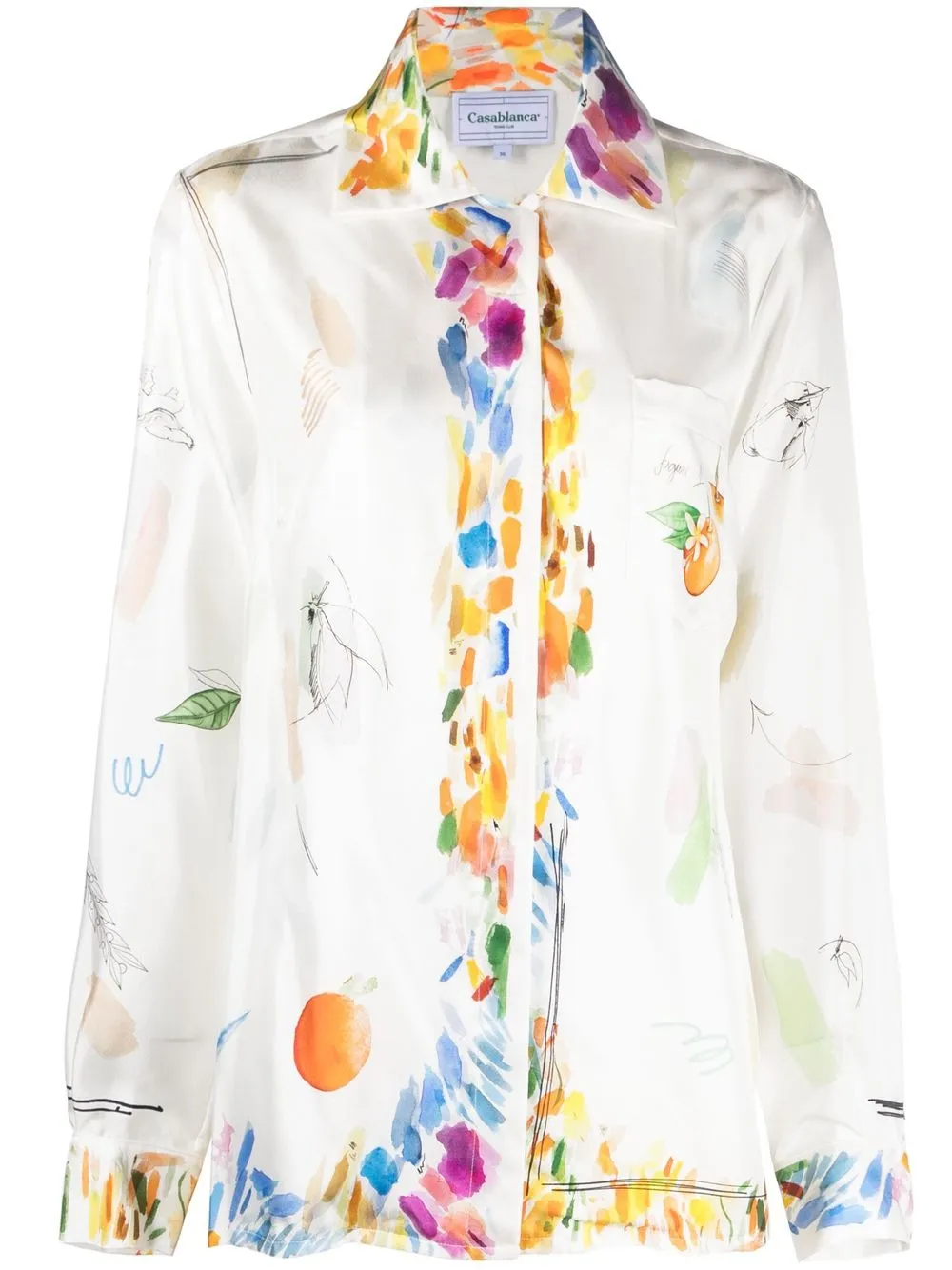 

Casablanca Work in Progress shirt - White