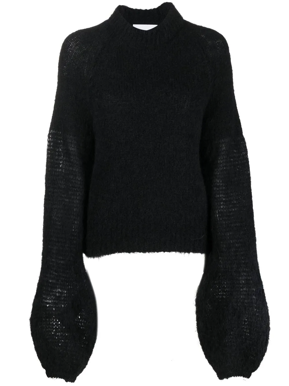 

Erika Cavallini chunky-knit long-sleeve jumper - Black
