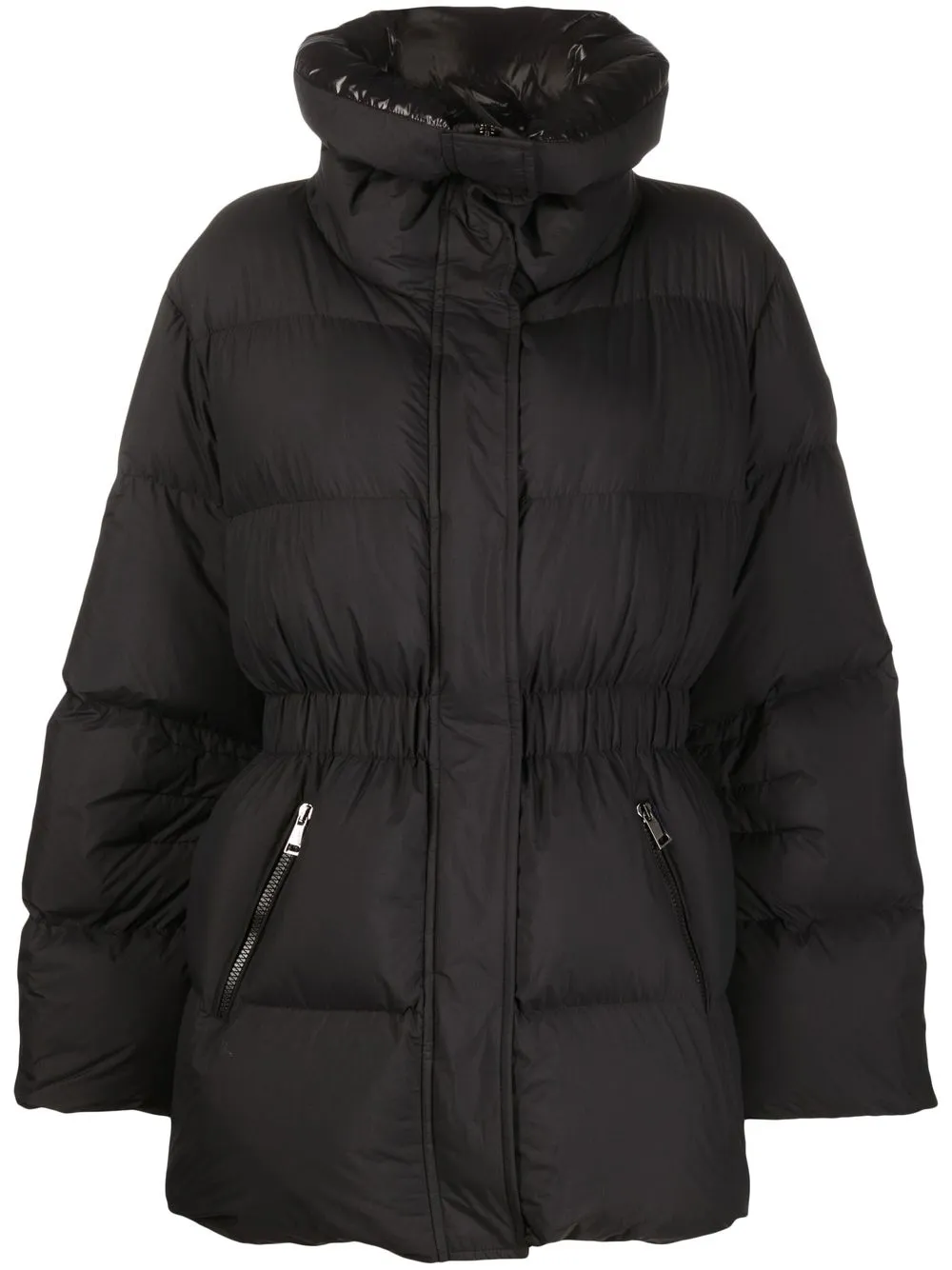 

Moncler abrigo capitonado Gaube - Negro