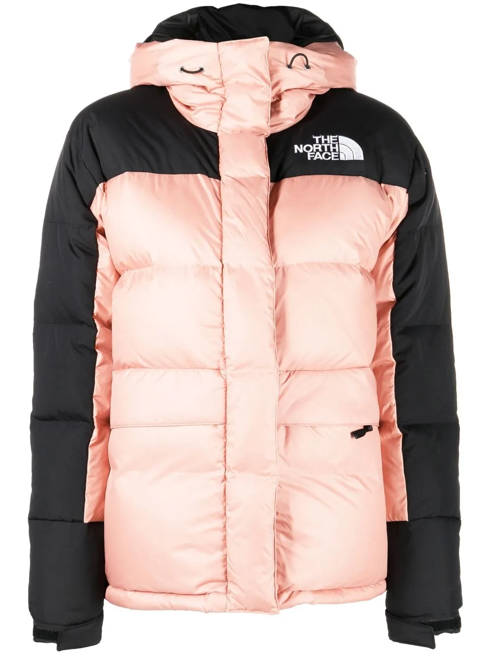 

The North Face colour-blocked down-padded jacket - Rosado