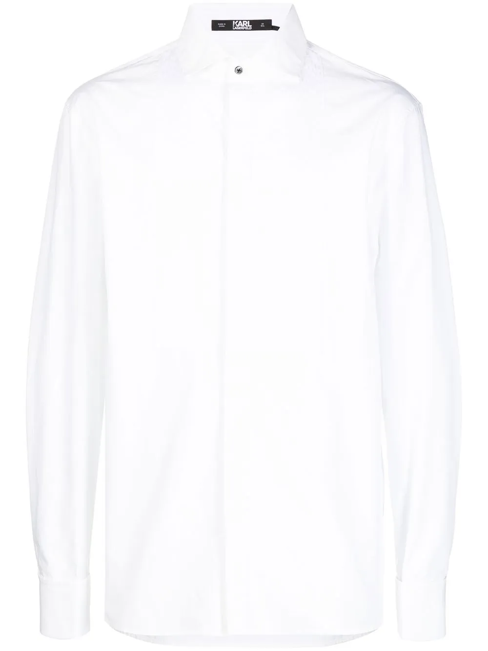 

Karl Lagerfeld cotton evening shirt - White