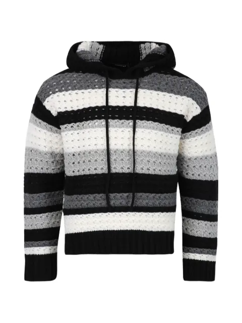 Nahmias striped crochet hoodie