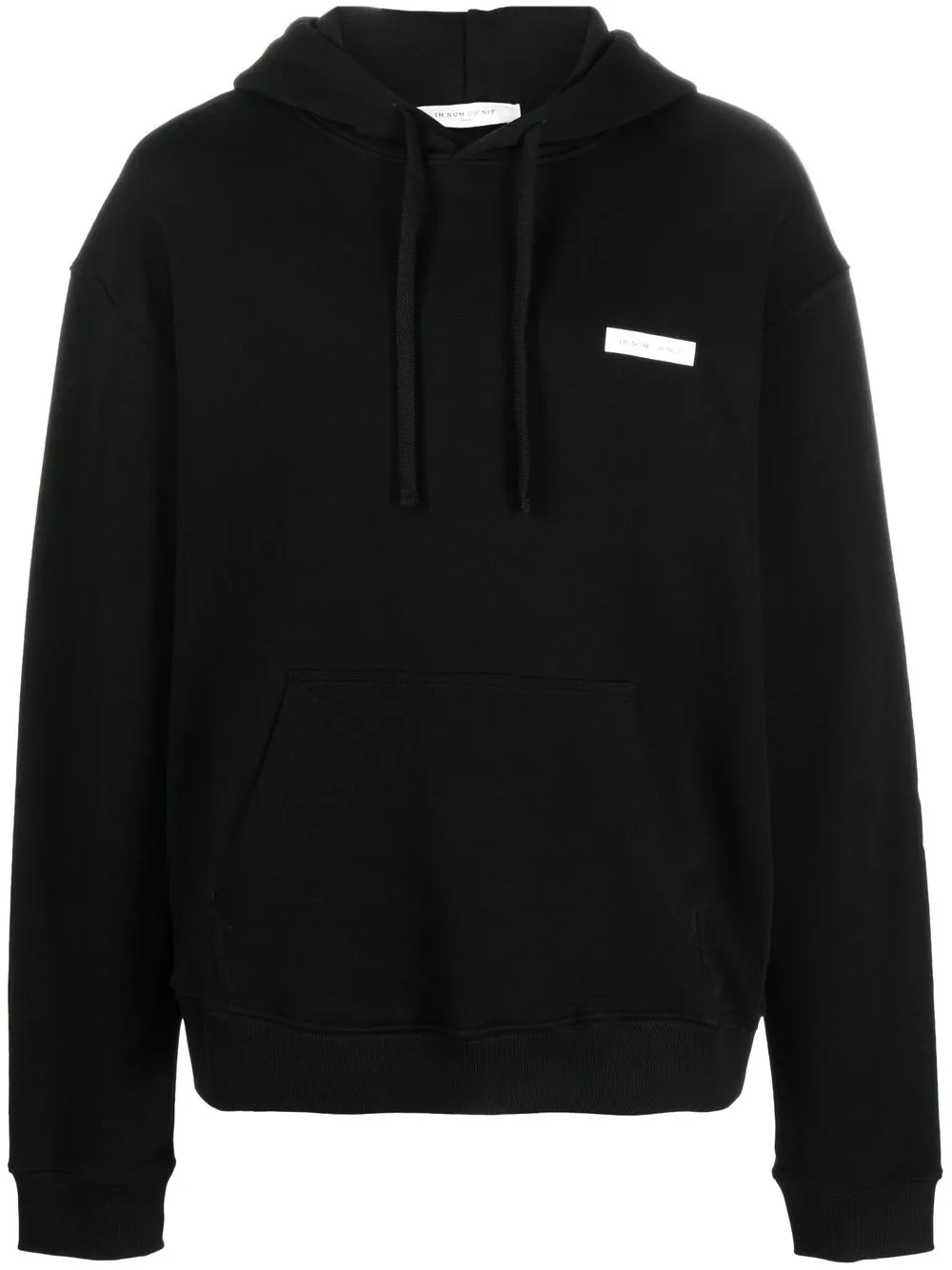 

Ih Nom Uh Nit logo patch hoodie - Black