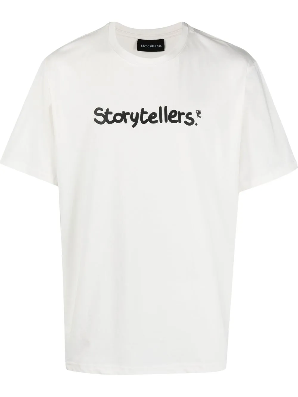 

Throwback. playera Storytellers - Blanco