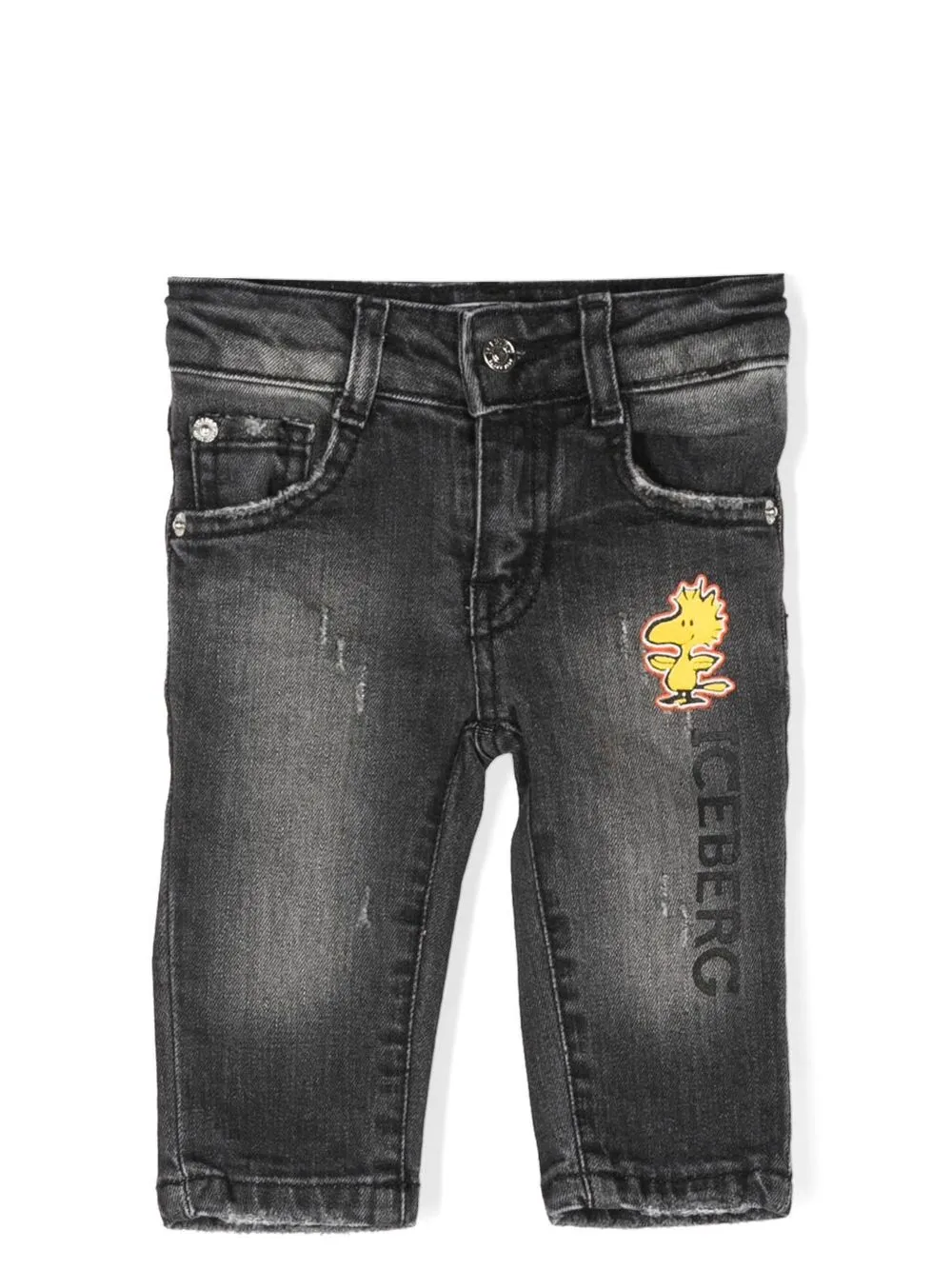 

Iceberg Kids Snoop-patch jeans - Black