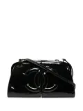 CHANEL Pre-Owned Split Frame logo shoulder bag - Black