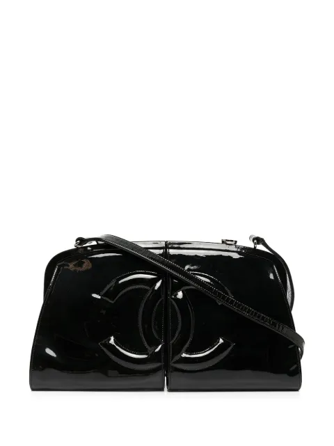 CHANEL Split Frame logo shoulder bag Women