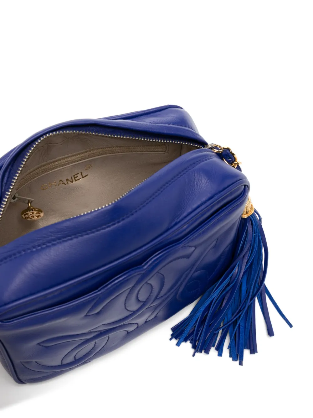 Triple Cc Mini Tassel Crossbody Shoulder Bag