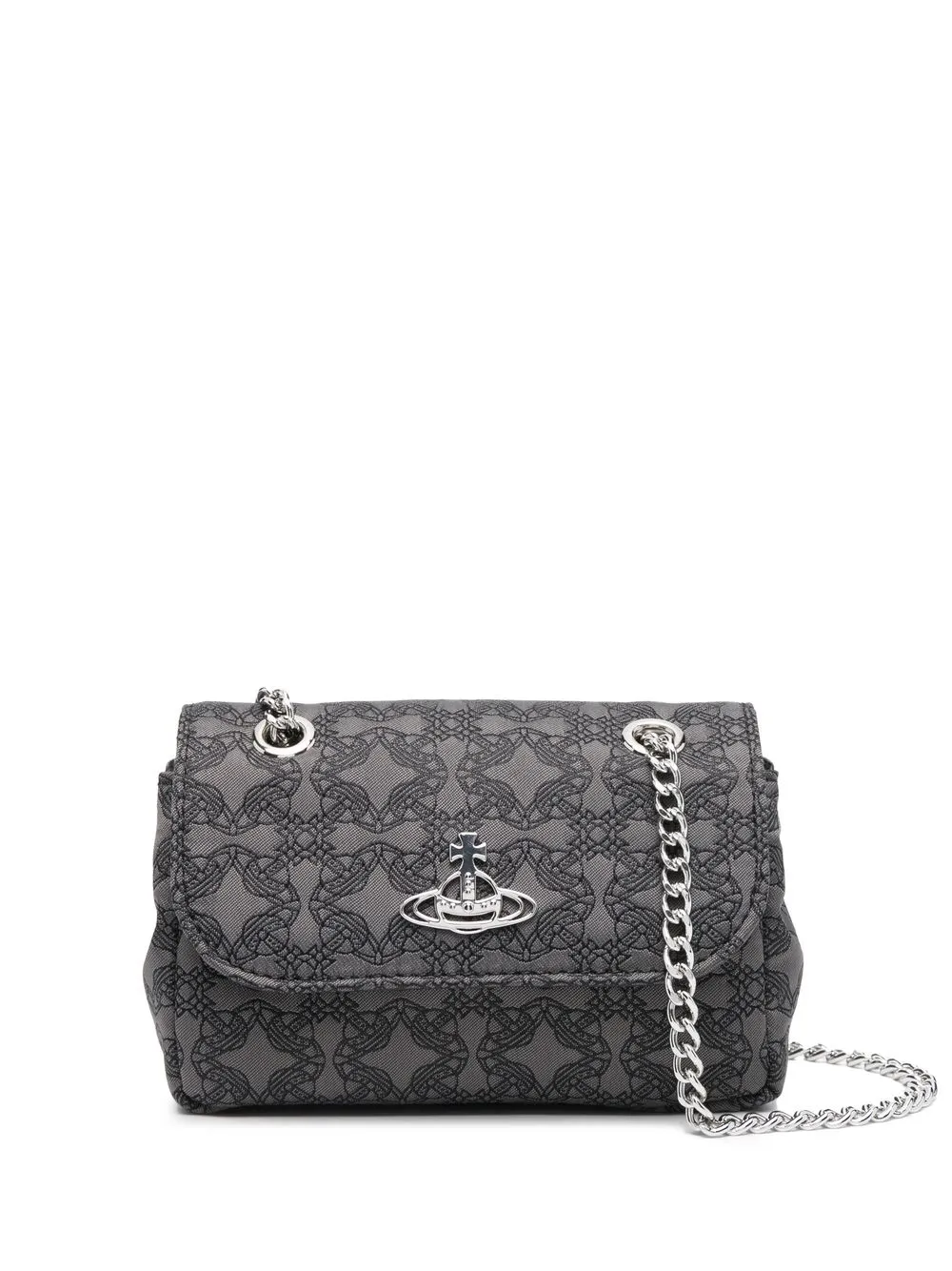 

Vivienne Westwood bolsa crossbody con logo estampado - Gris