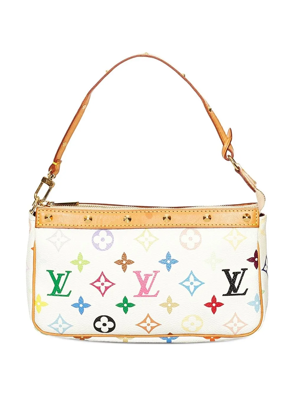 

Louis Vuitton bolsa Pochette Accessoires 2003 pre-owned de Louis Vuitton x Takashi Murakami - Blanco