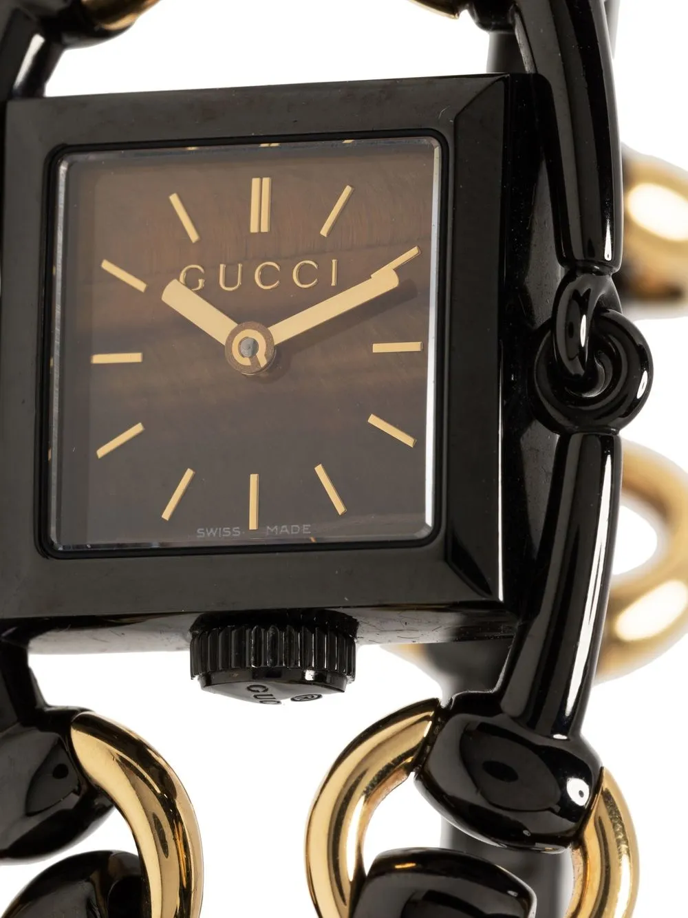 Gucci Pre-Owned 1990-2000s pre-owned Signoria horloge - Zwart