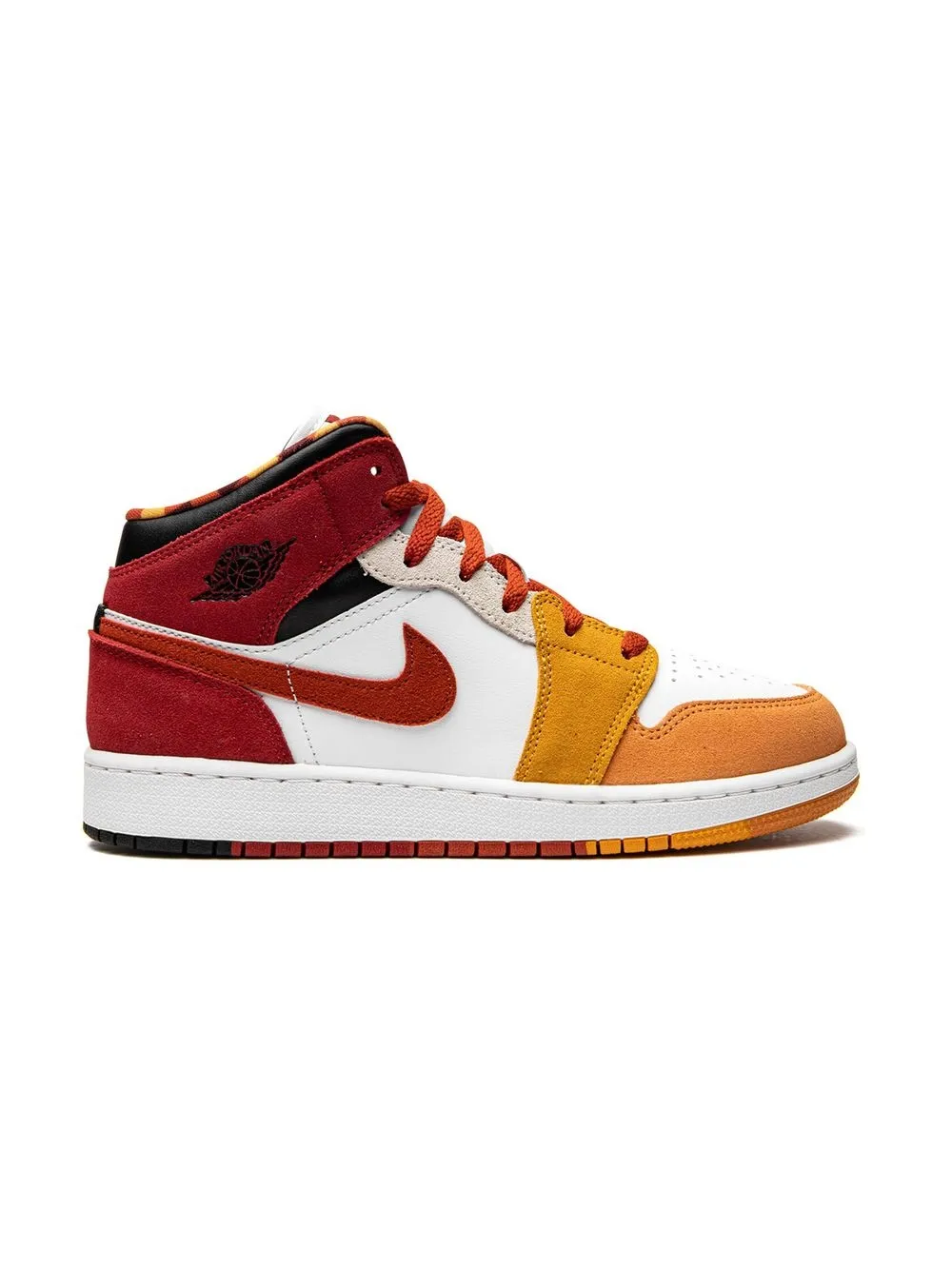 Jordan Kids Air Jordan 1 Mid SE sneakers - Oranje