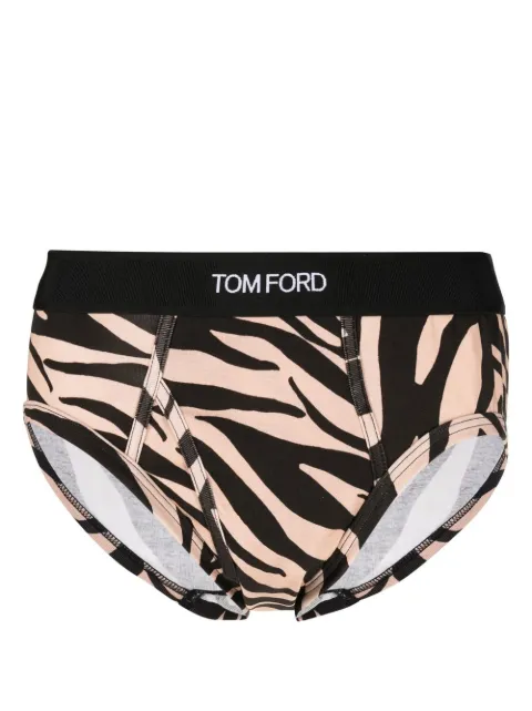 TOM FORD logo-waistband briefs