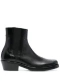Raf Simons 45mm block-heel ankle boots - Black