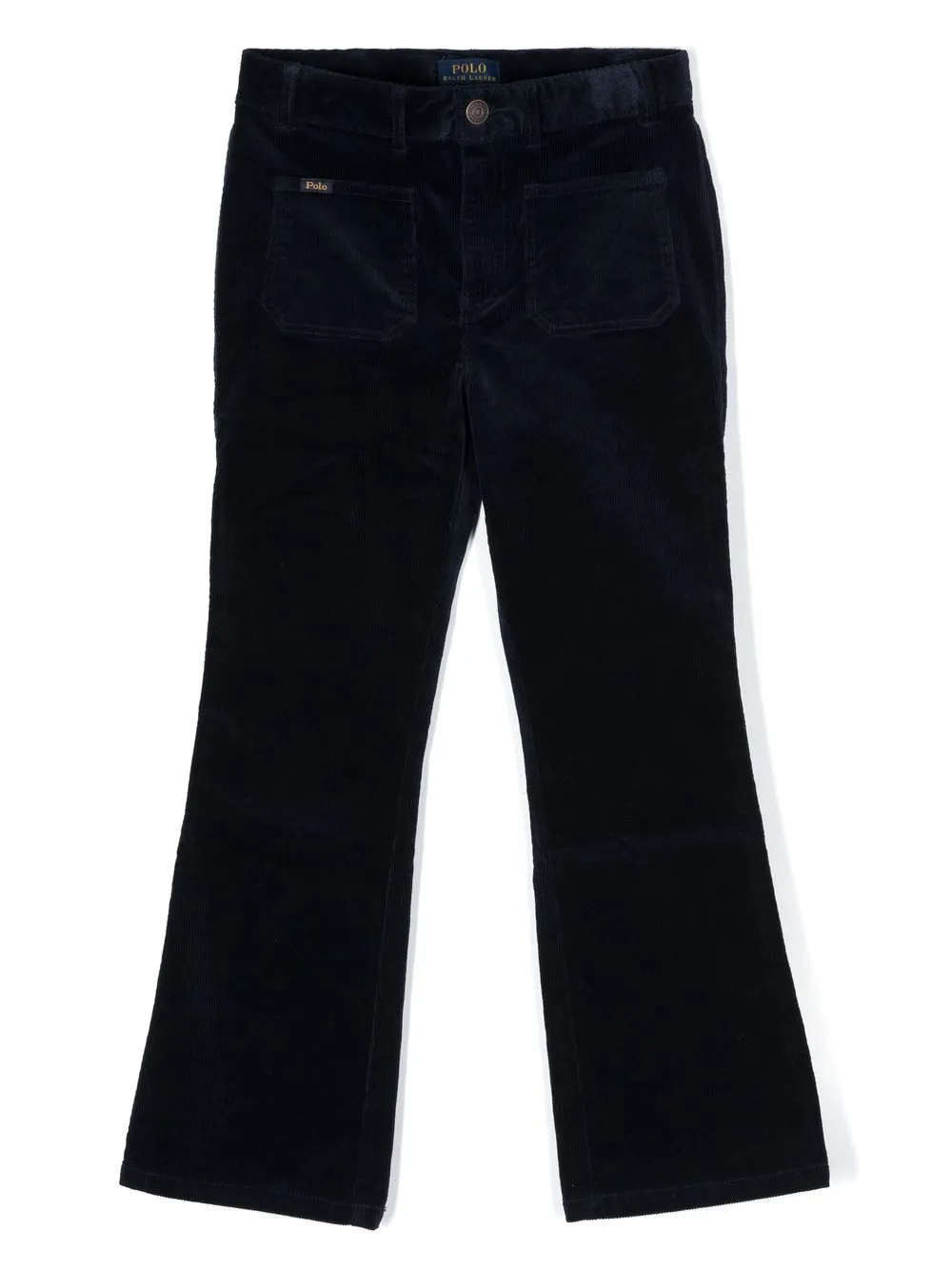 

Ralph Lauren Kids pantalones de pana anchos - Azul