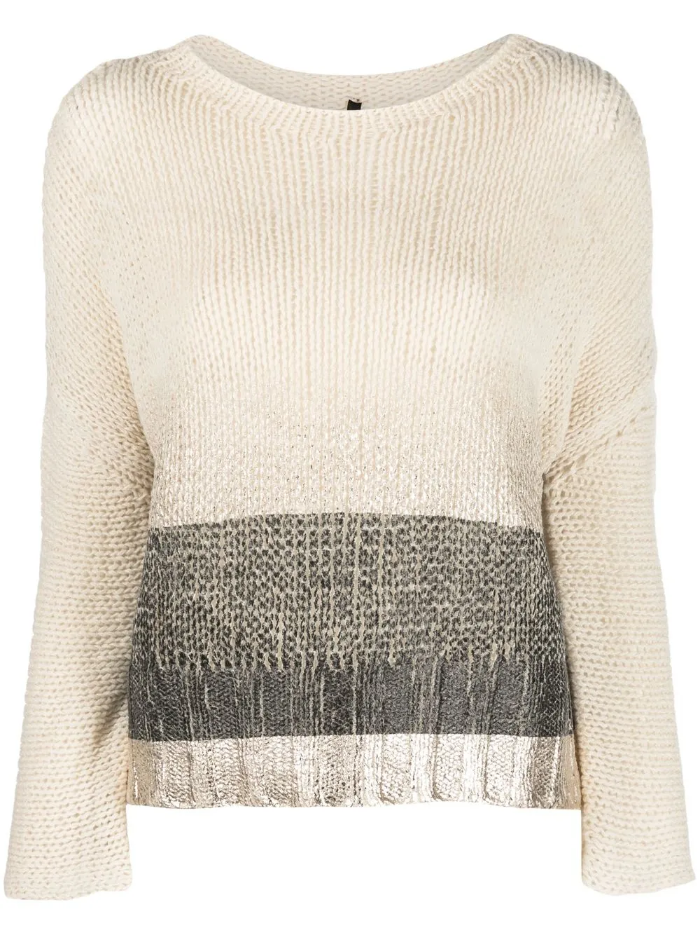 

PierAntonioGaspari chunky-knit crew-neck jumper - Neutrals