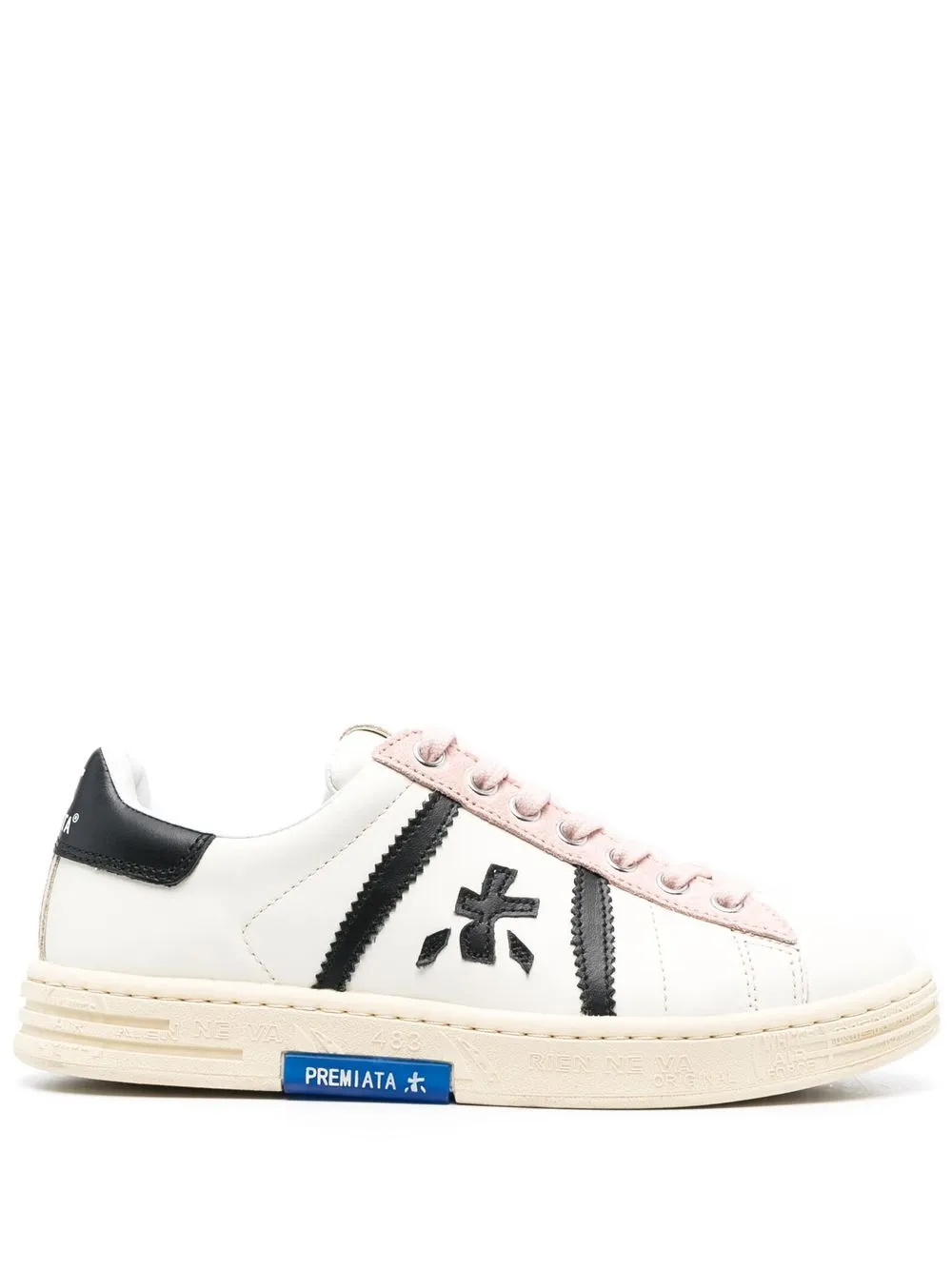 Premiata logo-patch lace-up Sneakers - Farfetch