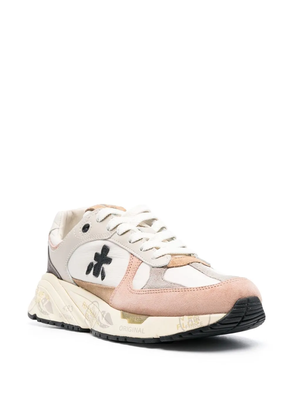 

Premiata Mased panelled low-top sneakers - Neutrals