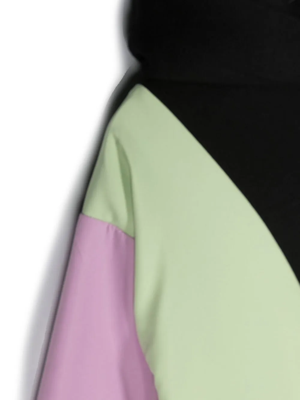  Msgm Kids Hoodie Mit Kontrasteinsätzen   Schwarz 