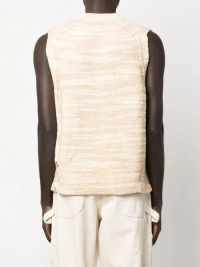 Stone Island Shadow Project Round-Neck Knit Vest
