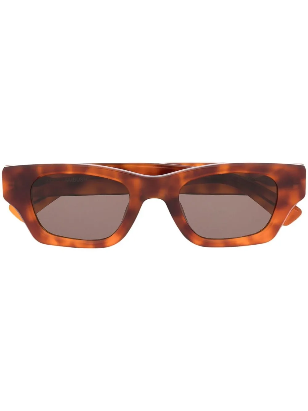 

AMBUSH Ray tortoiseshell-effect sunglasses - Brown