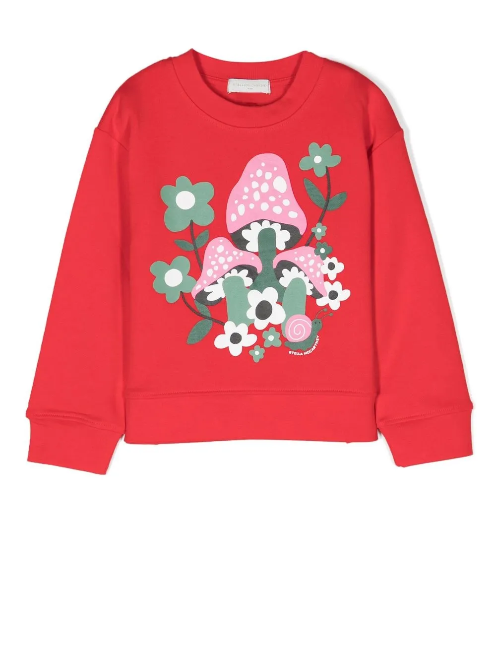 

Stella McCartney Kids suéter con motivo florales - Rojo