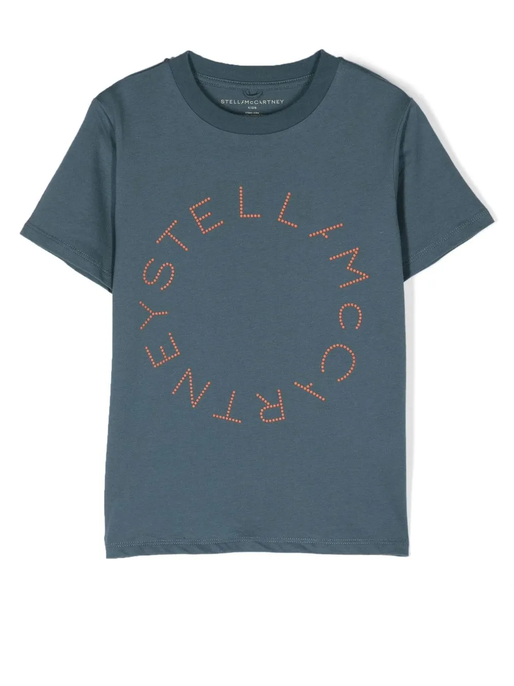 

Stella McCartney Kids playera con logo estampado - Azul