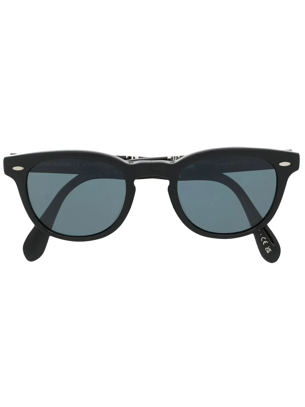 

Oliver Peoples lentes de sol con armazón redonda - Negro