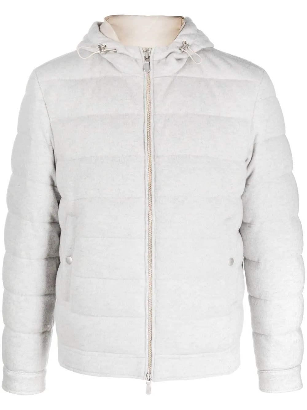 

Eleventy cashmere padded down jacket - Grey