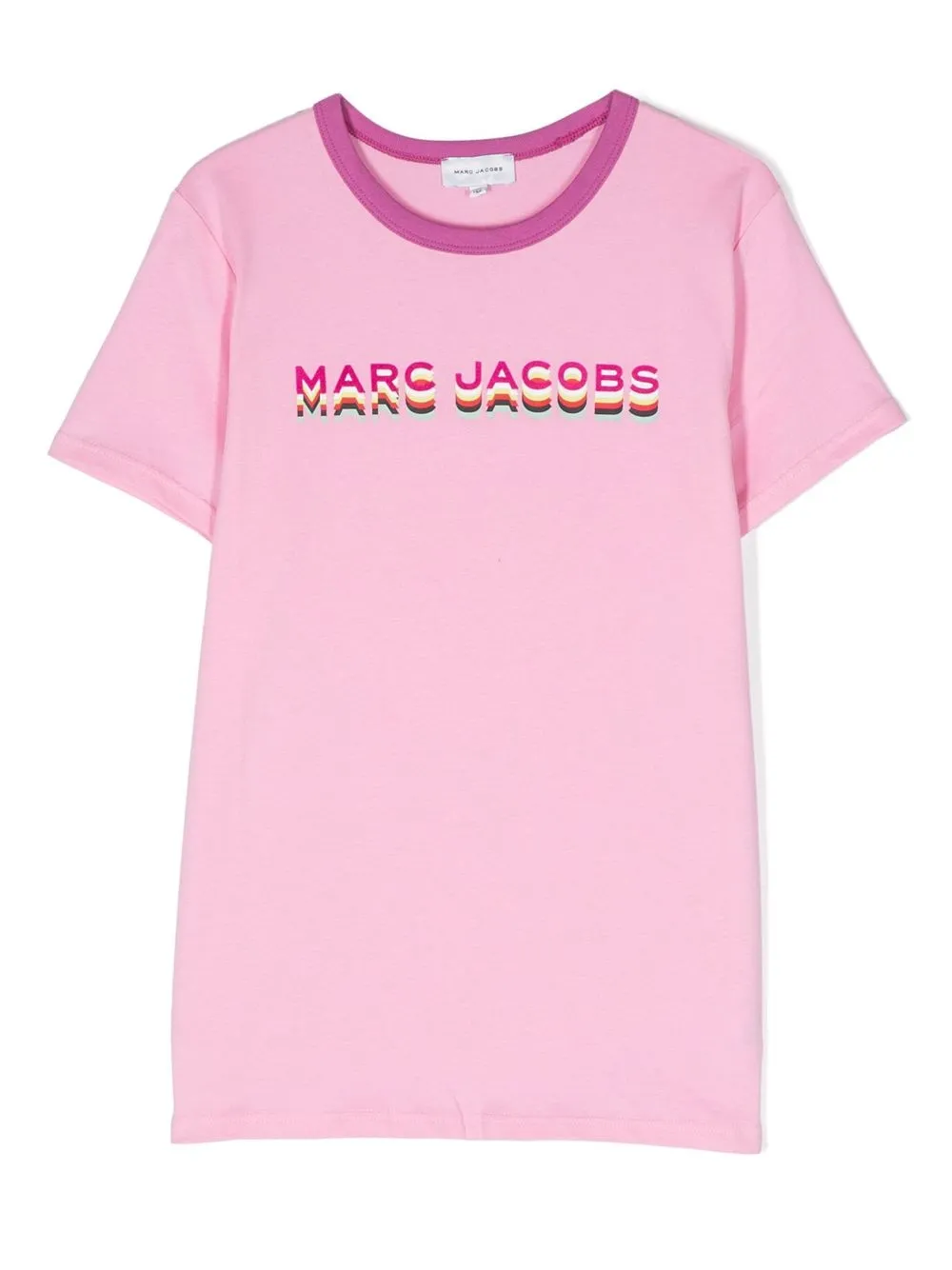 

Marc Jacobs Kids playera con logo estampado - Rosado