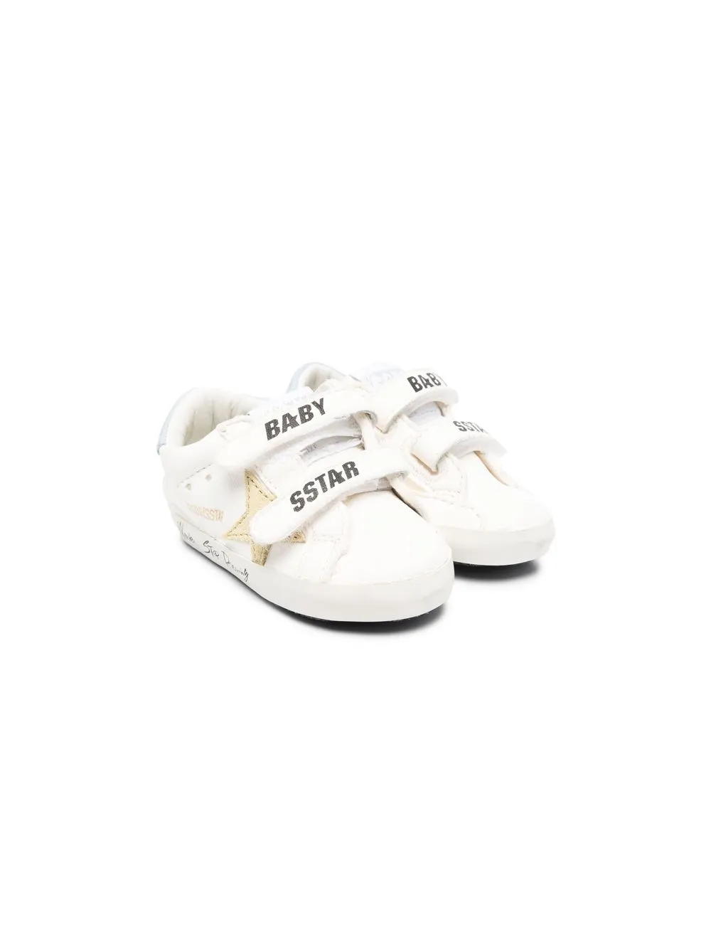 

Golden Goose Kids One Star logo-print sneakers - White