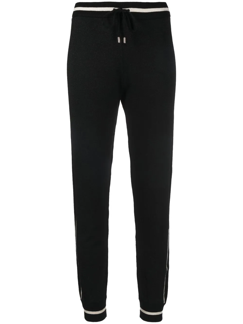 

LIU JO stripe-detail track pants - Black