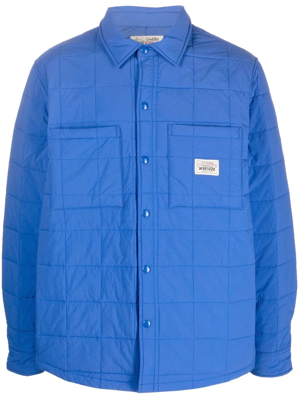 

Stüssy sobrecamisa capitonada - Azul