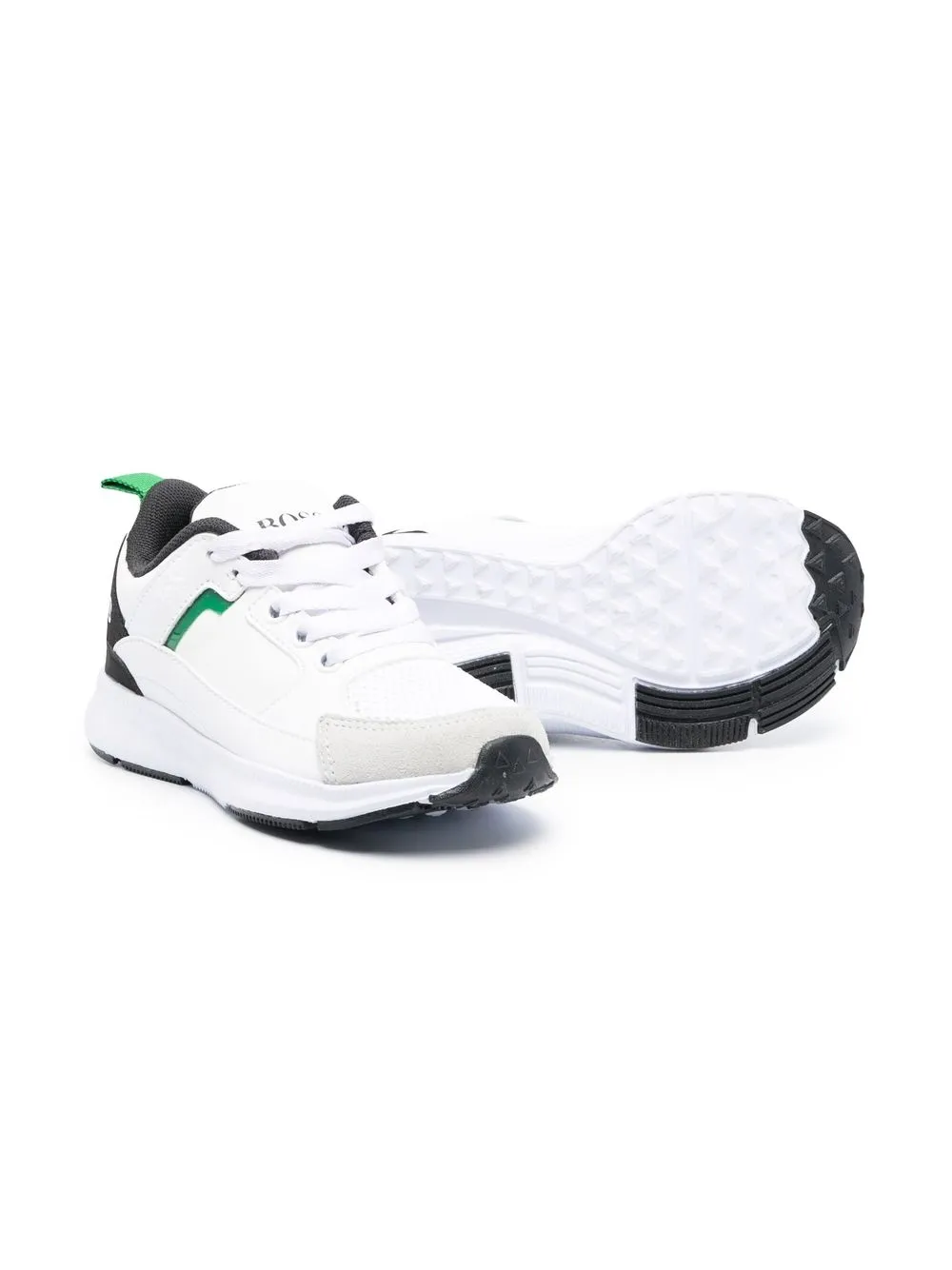BOSS Kidswear Low-top sneakers - Wit
