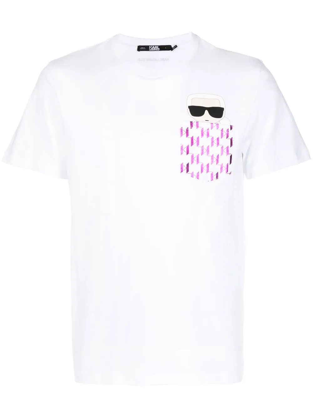 

Karl Lagerfeld Ikonik pocket T-shirt - White