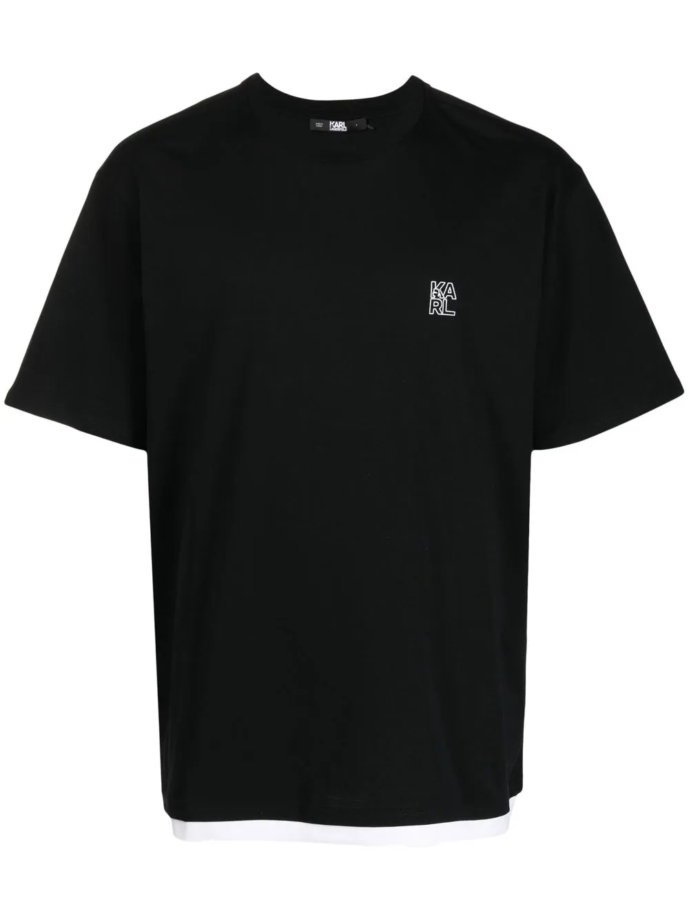

Karl Lagerfeld logo-print T-shirt - Black